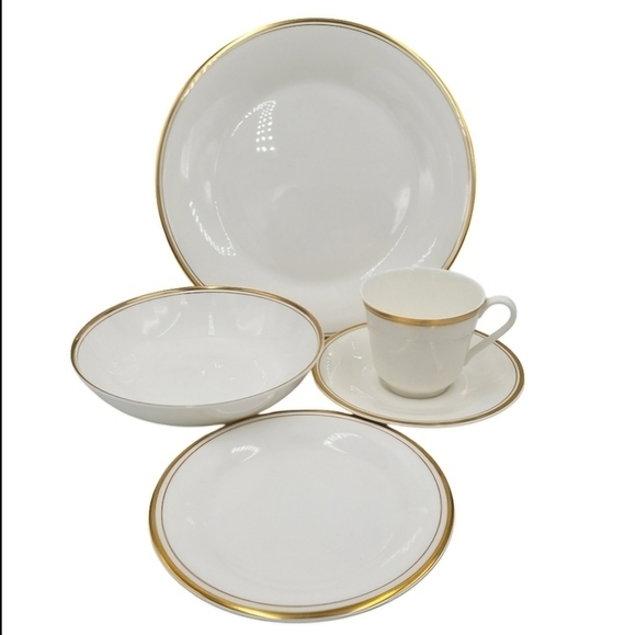 Royal Doulton Gold Concord English Fine Bone China 5 Piece Place Setting H 5049 - Picture 9 of 9